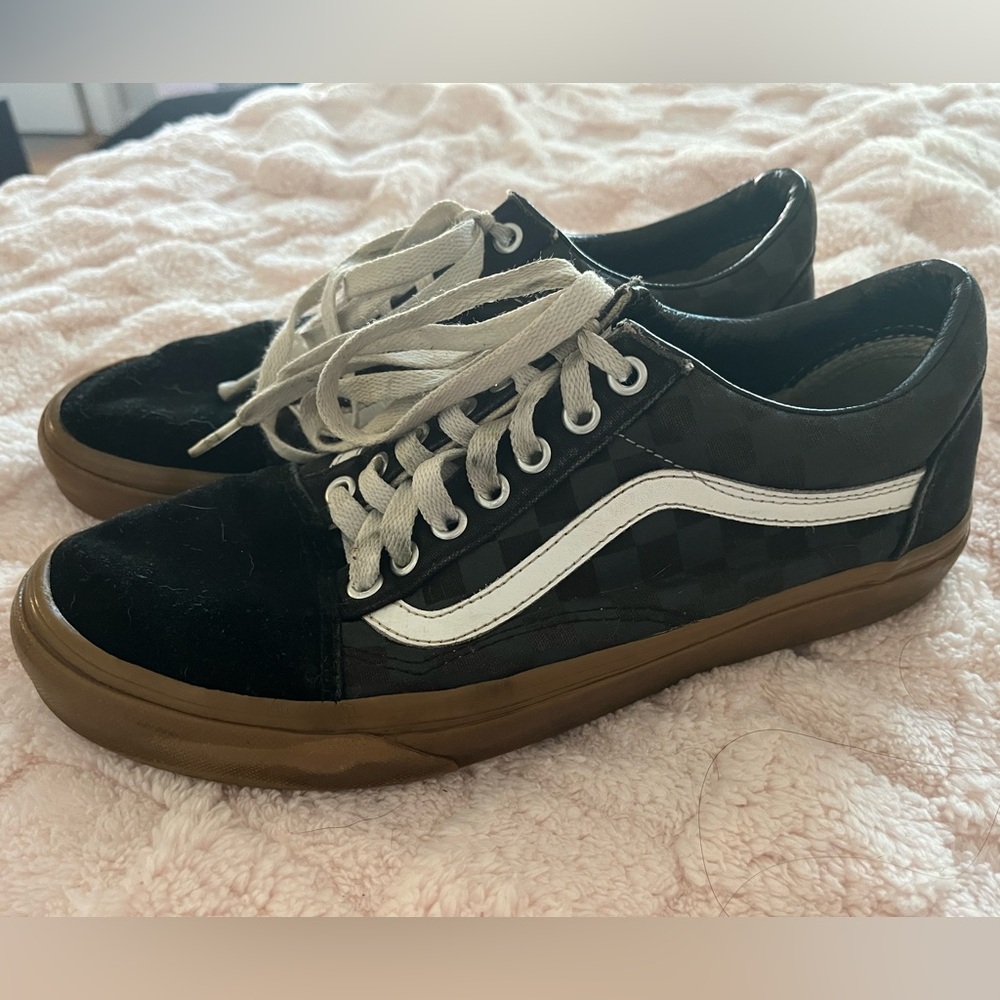 Black Vans Skate Old Skool Shoe